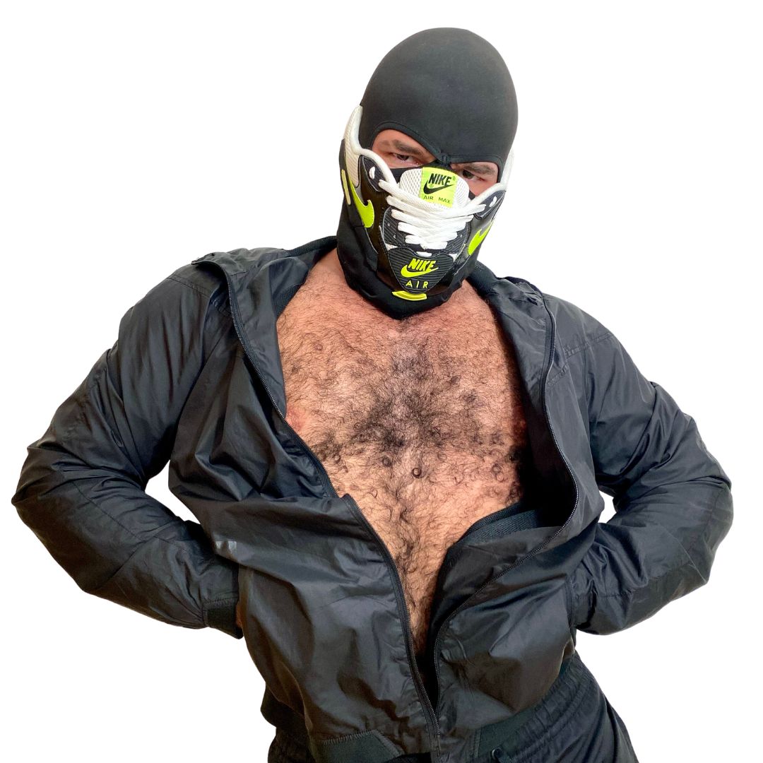 Air Max 90 Neon Green Black Mask