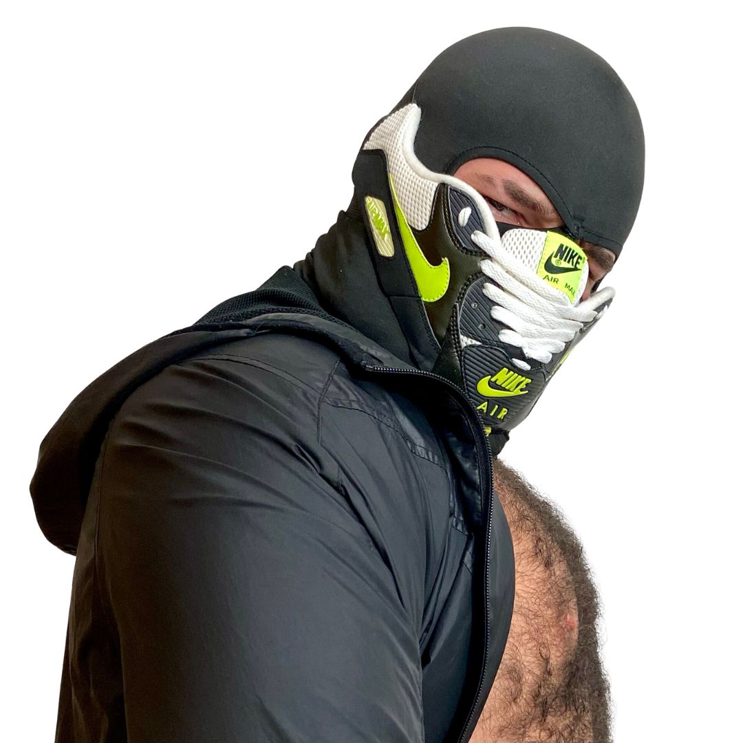 Air Max 90 Neon Green Black Mask