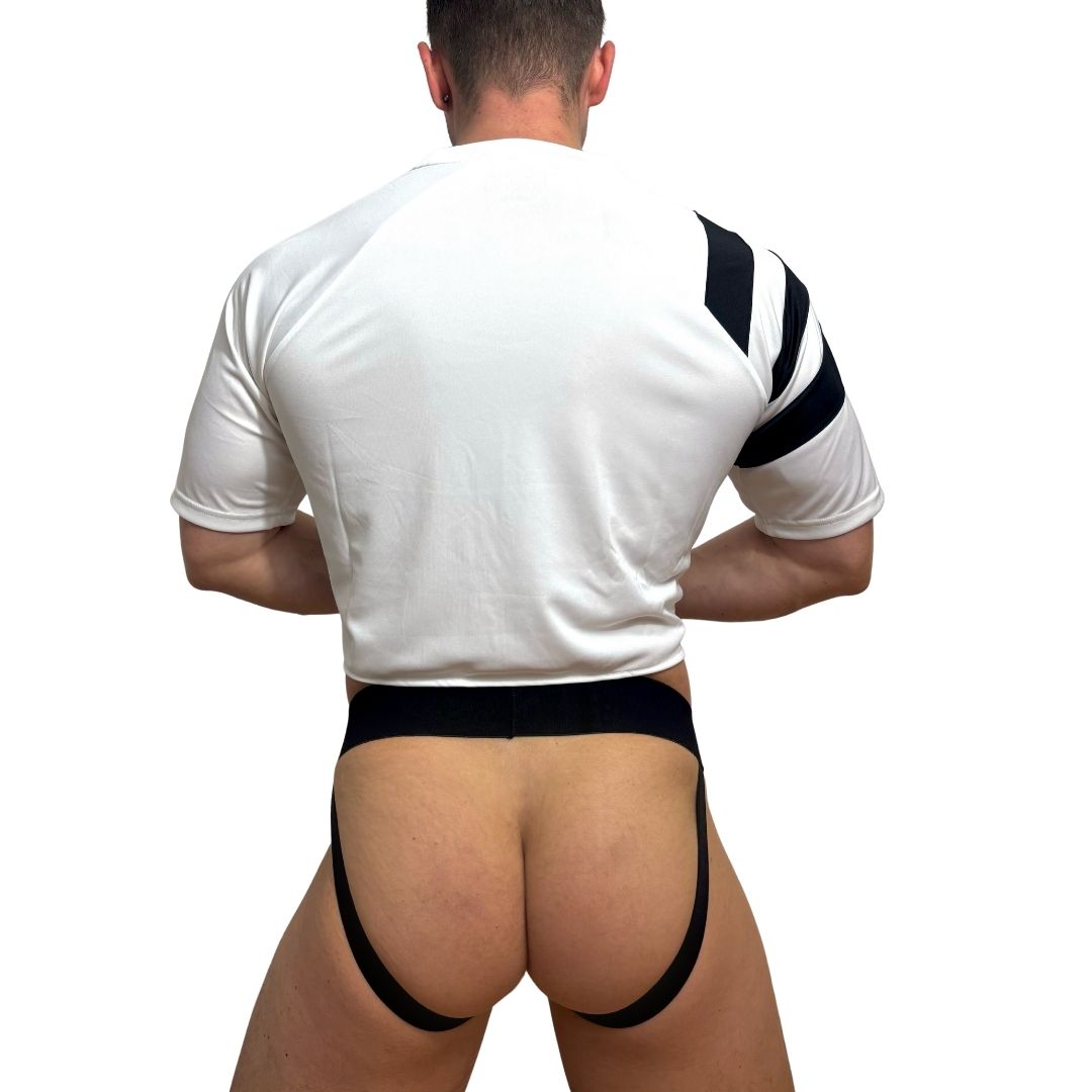 Adidas Neo Short Sleeve White Crop Top Look 2.0