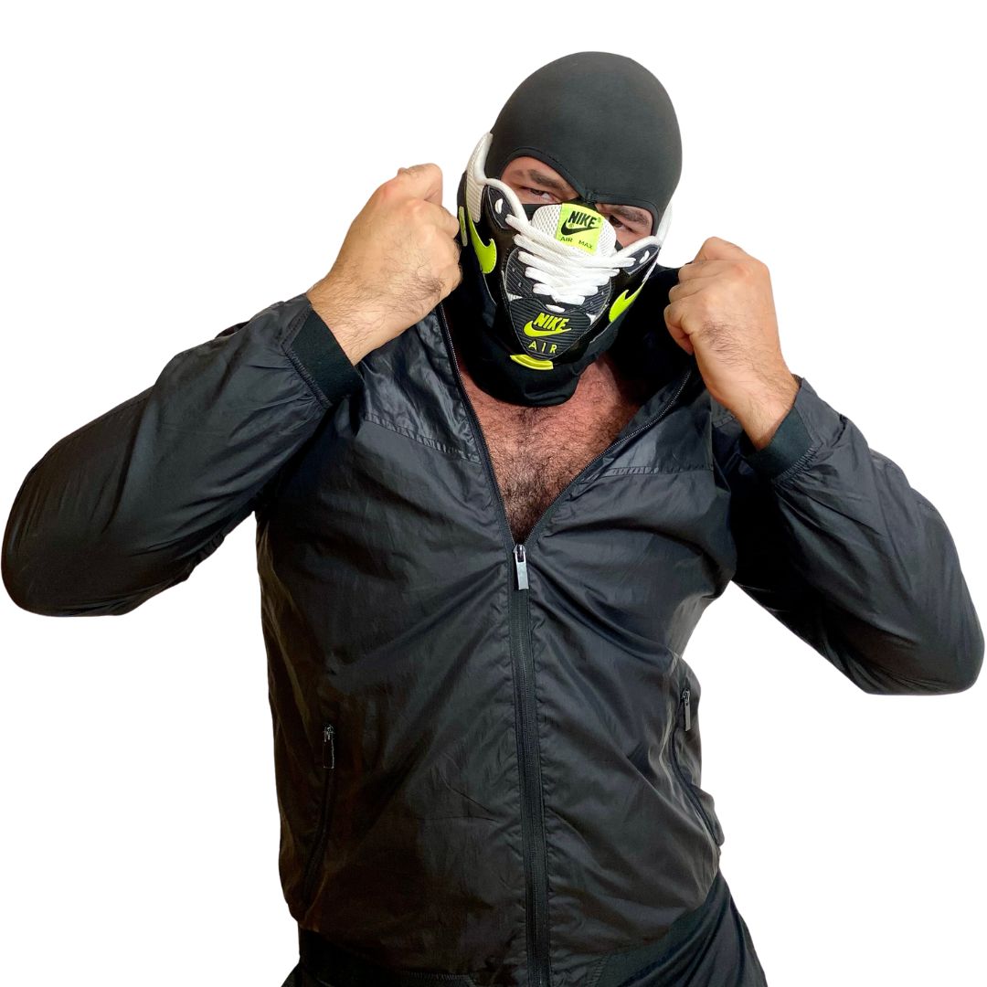 Air Max 90 Neon Green Black Mask