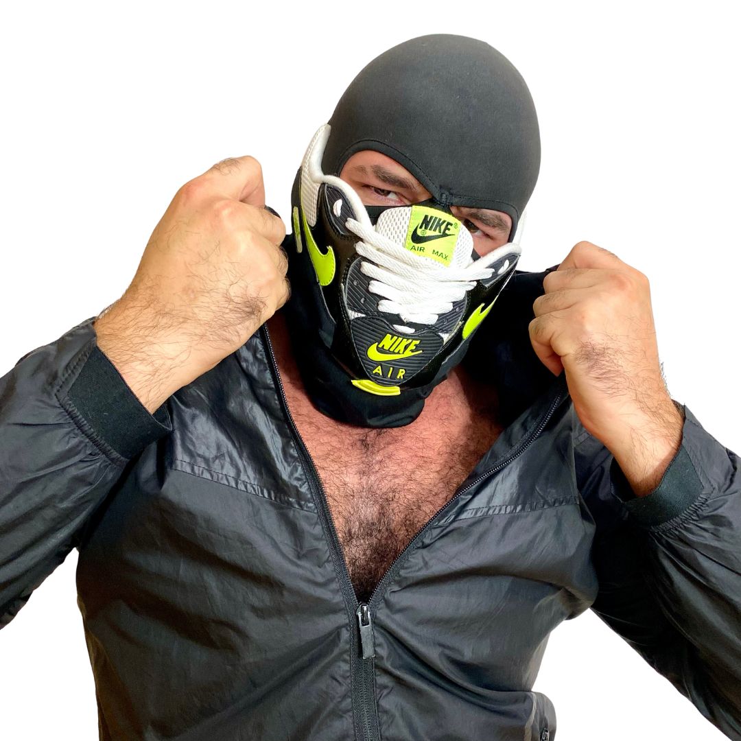 Air Max 90 Neon Green Black Mask