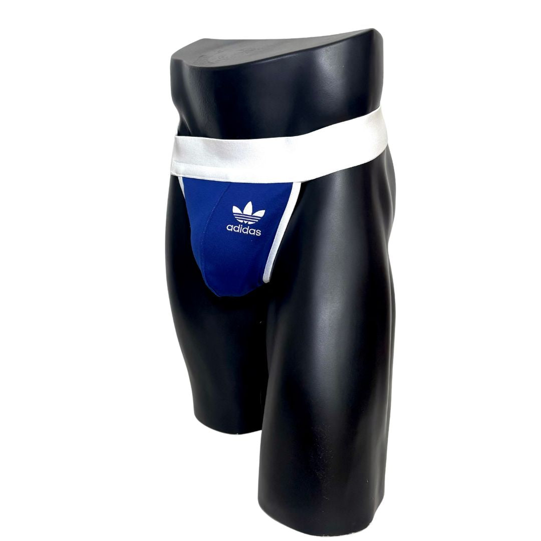 Adidas Logo Dark Blue Jockstrap/Thong