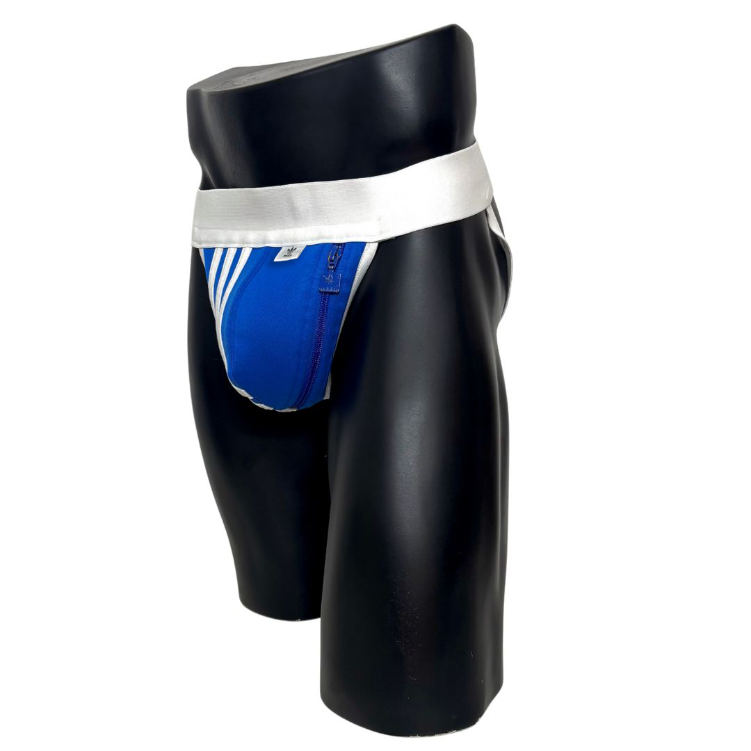 Adidas 3 Stripes Royal Blue Pocket Jockstrap/Thong 2.0