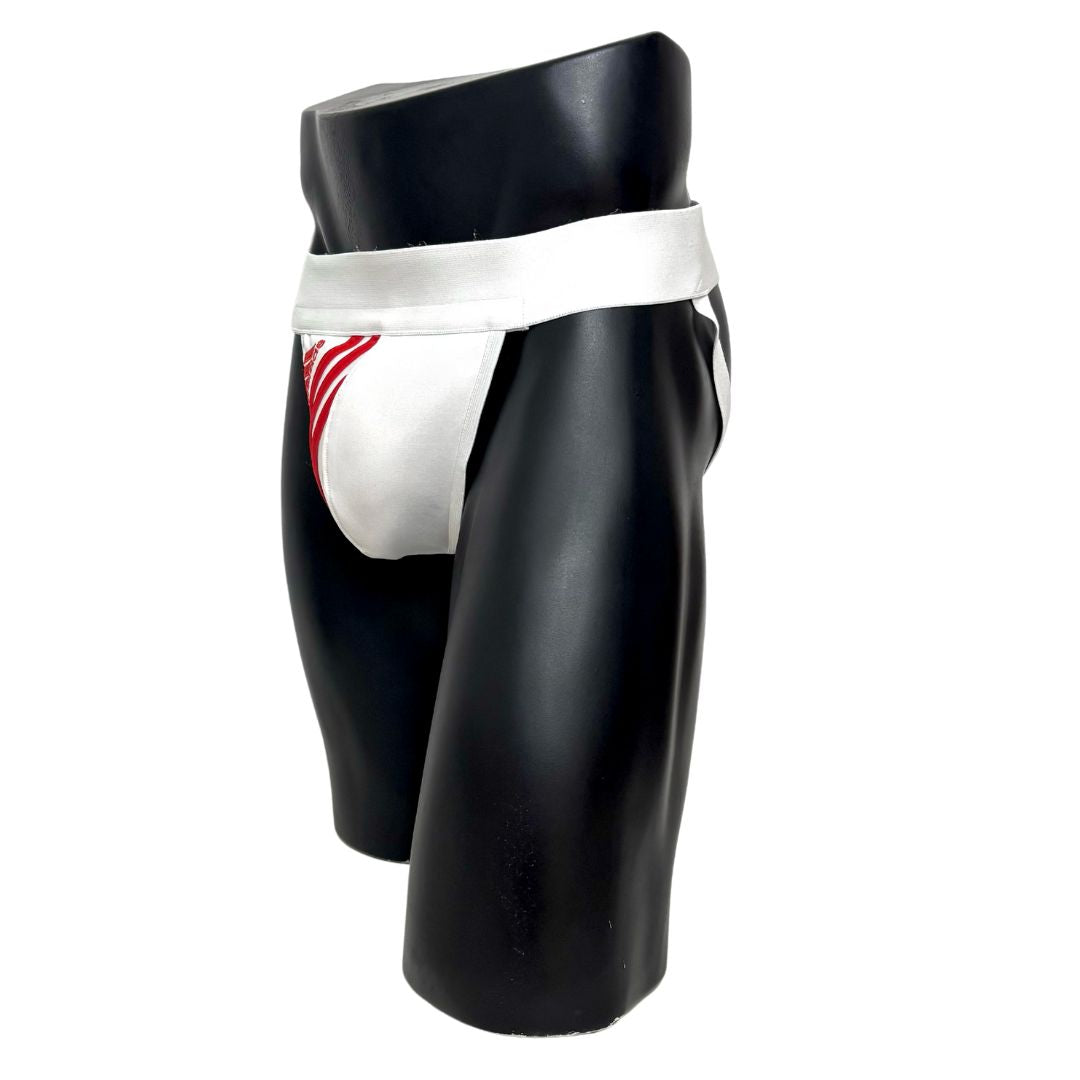 Adidas Sport Chile 62 White/Red Jockstrap/Thong