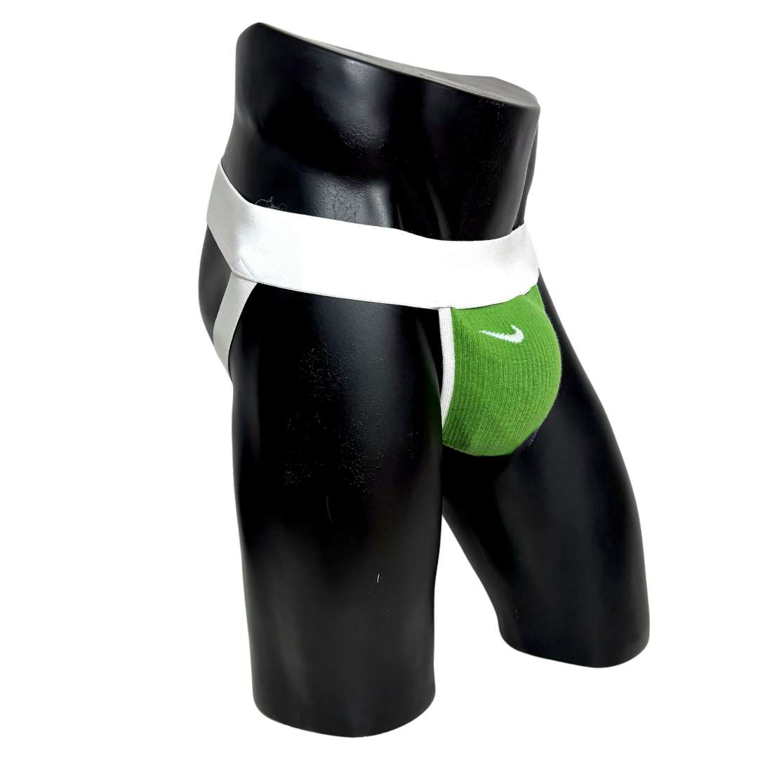 Nike Sport Socks Green Jockstrap/Thong