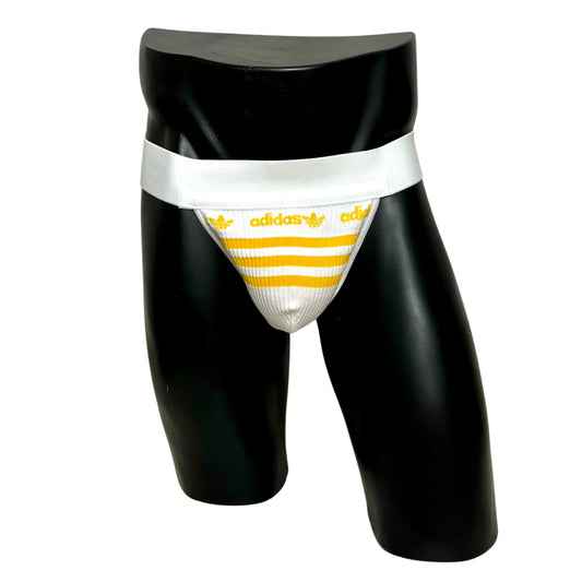 Adidas Originals Yellow Logo Socks Jockstrap/Thong