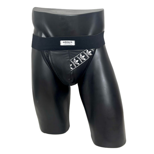 Adidas Faux Leather Jockstrap Pocket/Thong 3.0