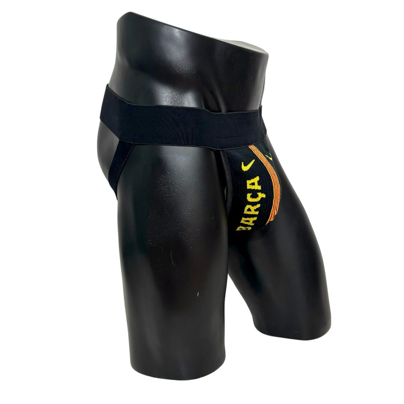 Nike Soccer Barcelona Black Socks Jockstrap/Thong