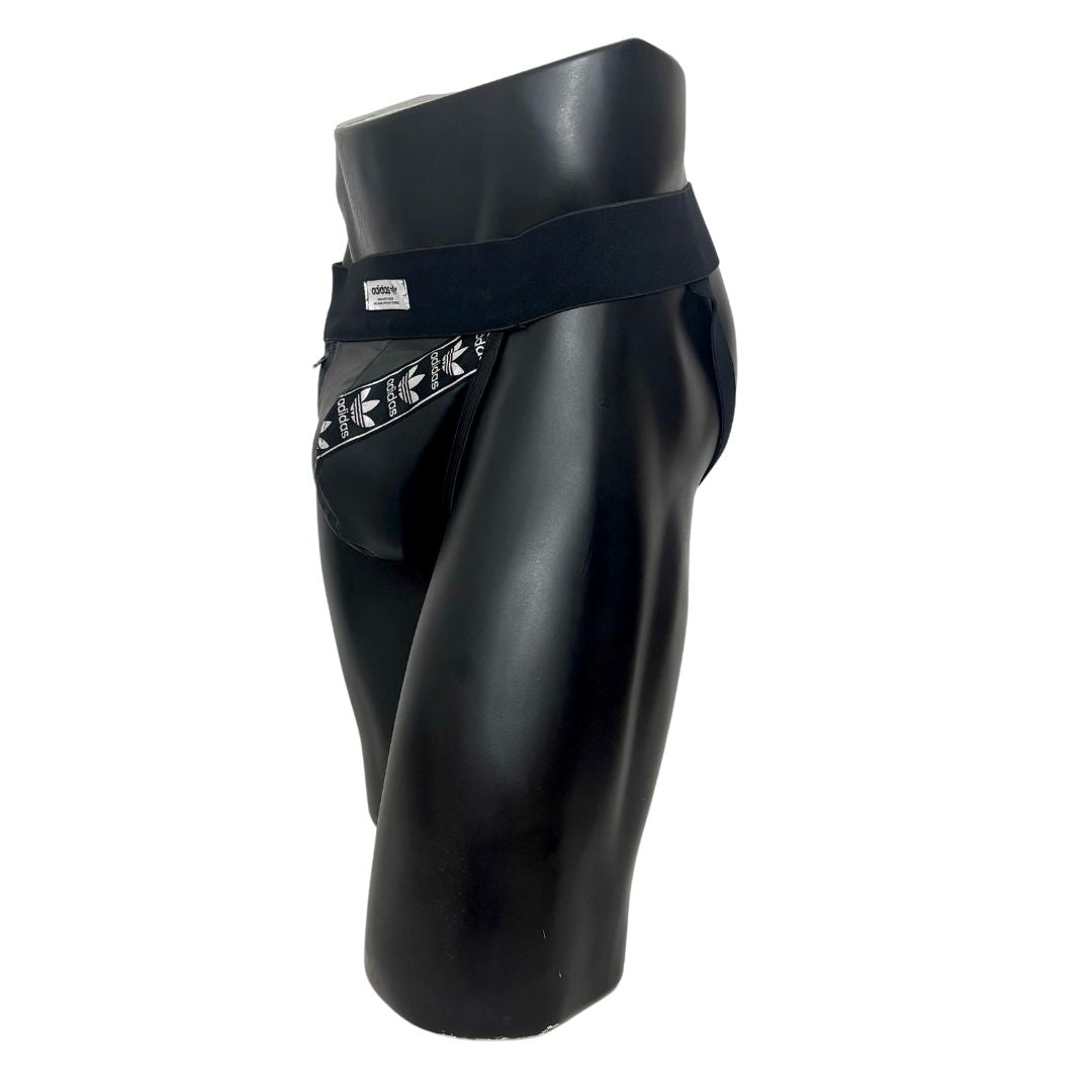 Adidas Faux Leather Jockstrap Pocket/Thong 3.0