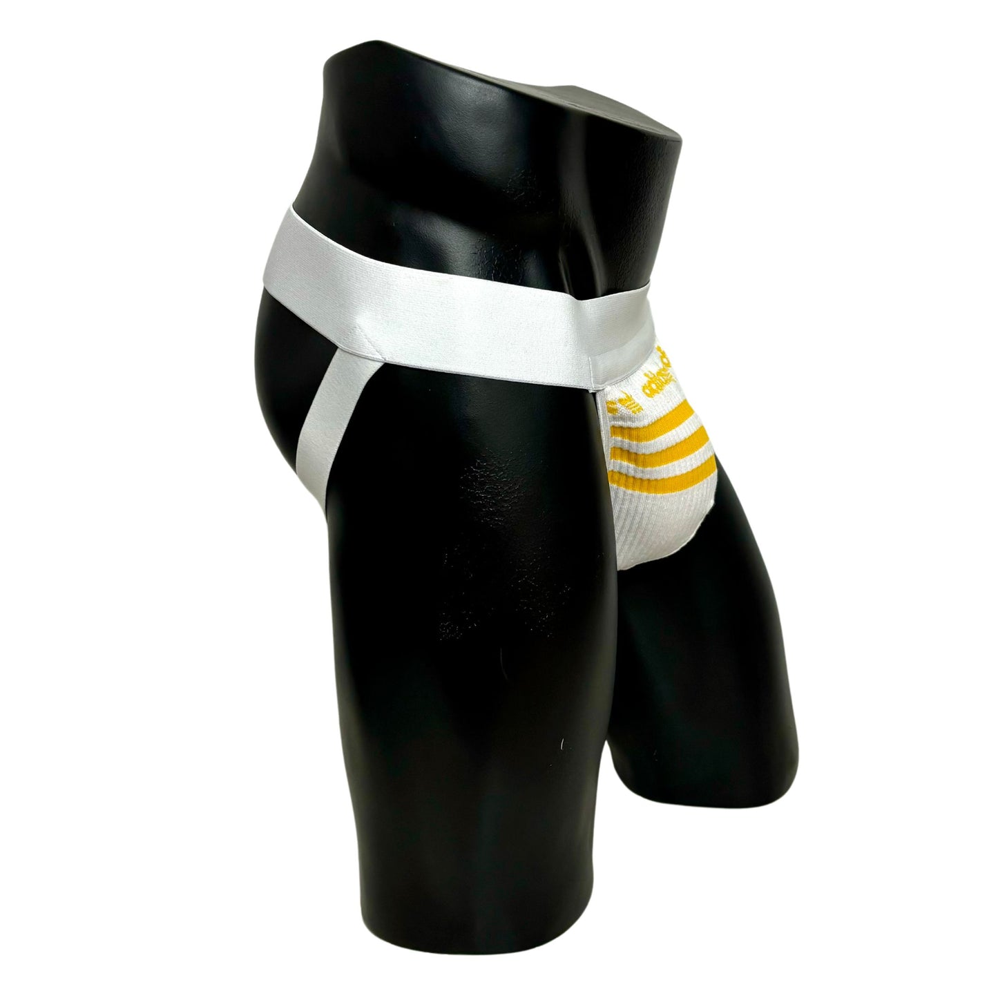 Adidas Originals Yellow Logo Socks Jockstrap/Thong