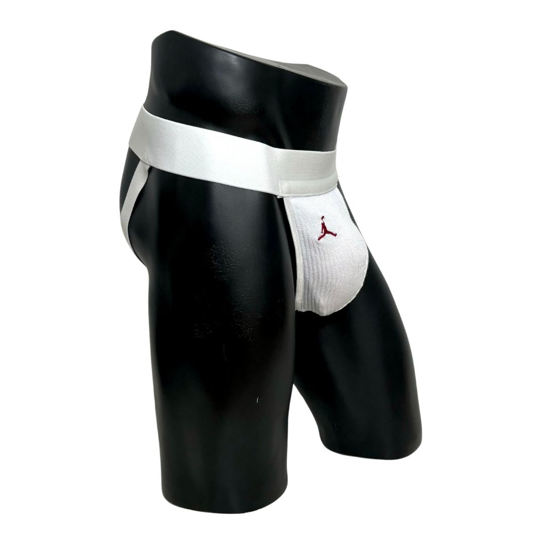 Nike Jordan White Socks Jockstrap/Thong