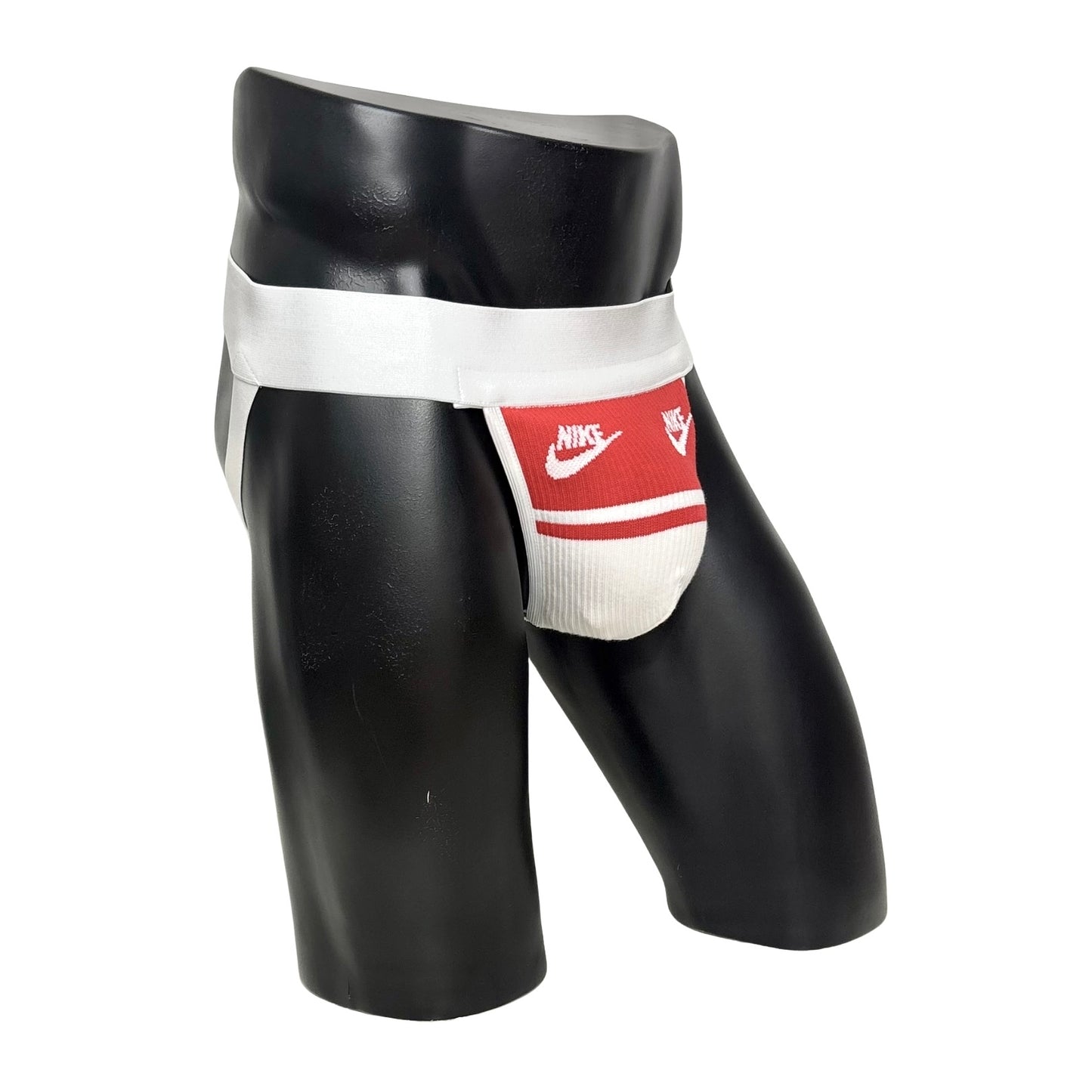 Nike Air White/Red Socks Jockstrap/Thong