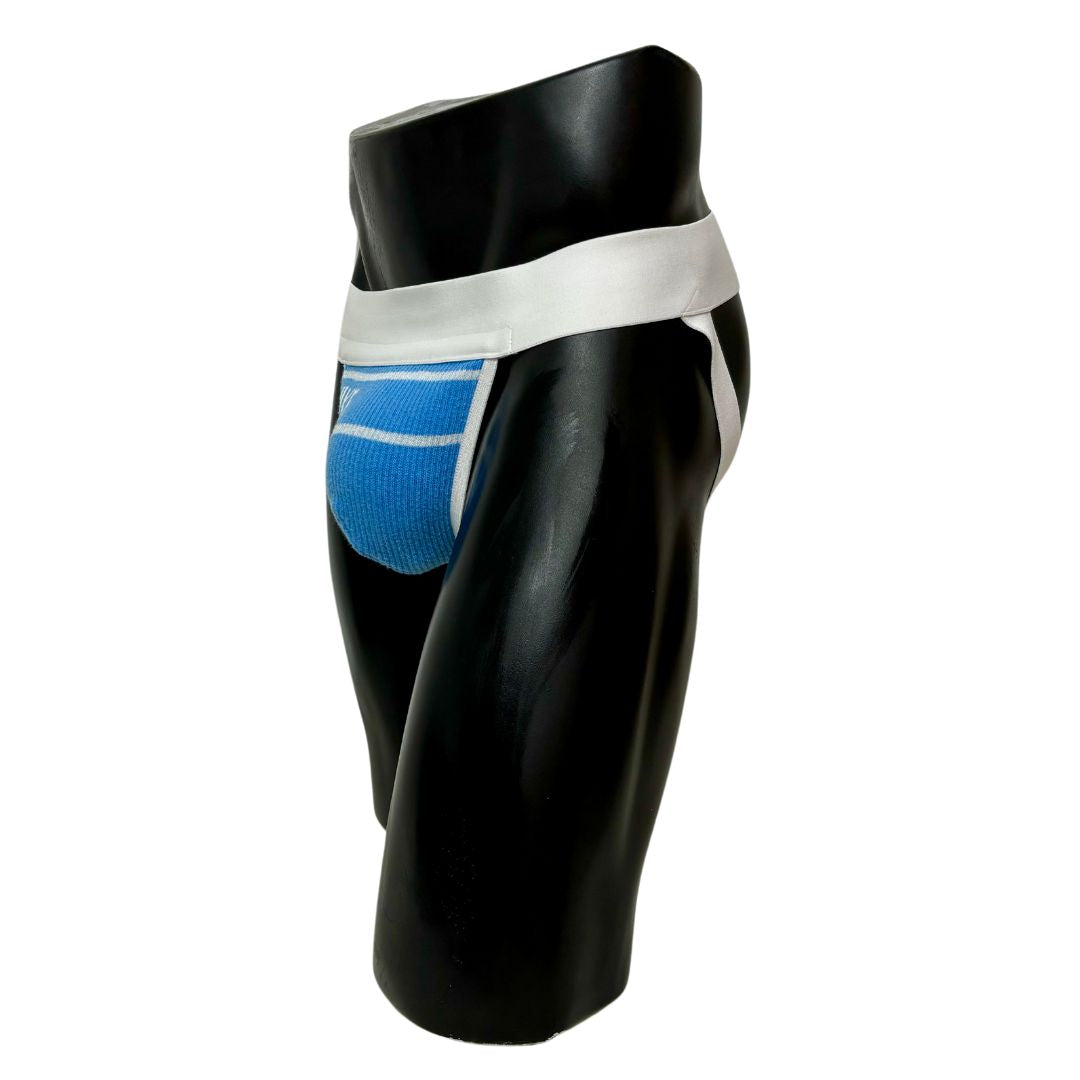 Nike Retro Sky Blue Logo Socks Jockstrap/Thong