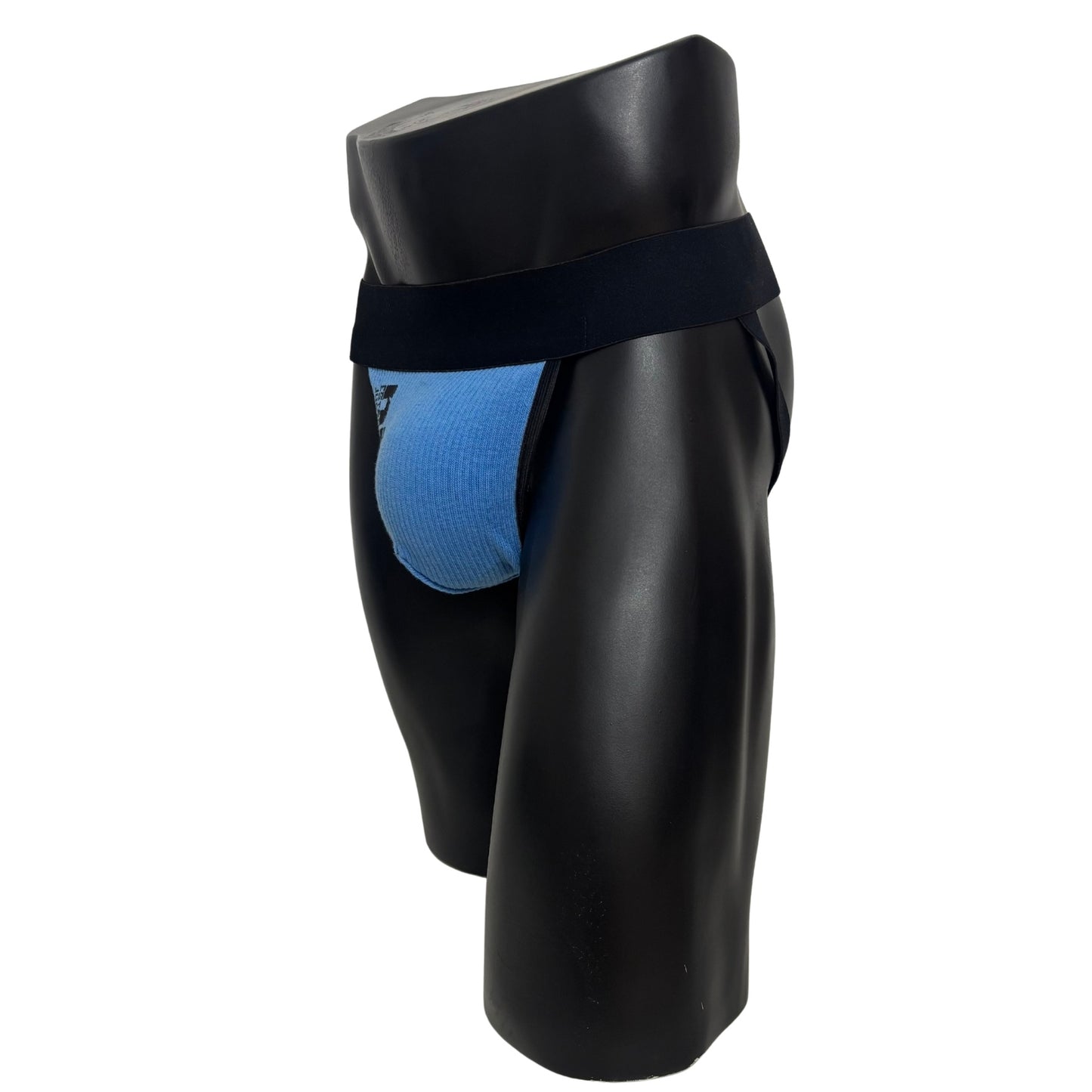 Nike Just Do It Side Logo Blue/Black Socks Jockstrap/Thong