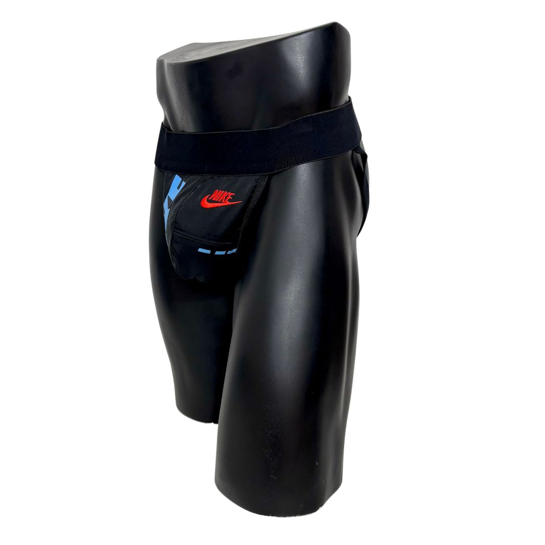 Nike Black Blue/Red Logo Jockstrap/Thong