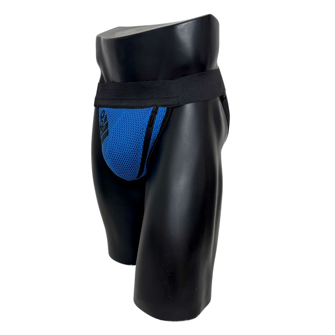 Adidas Sport Blue Logo Pocket Jockstrap/Thong