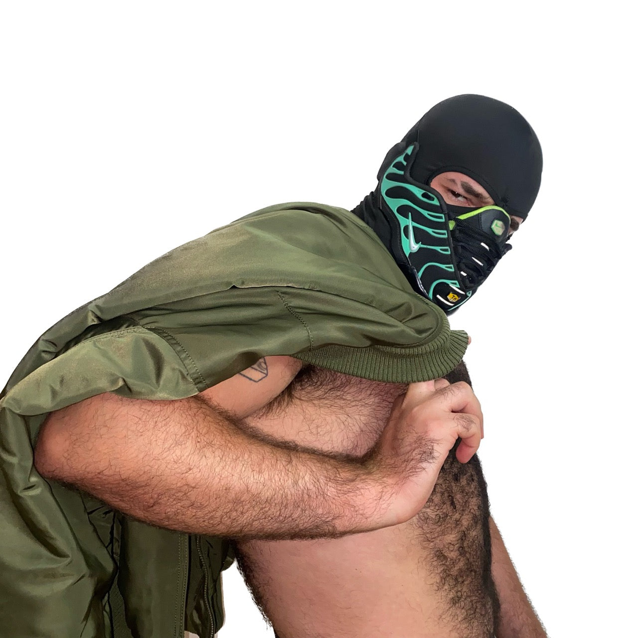 Air Max Tn Lime Green Mask