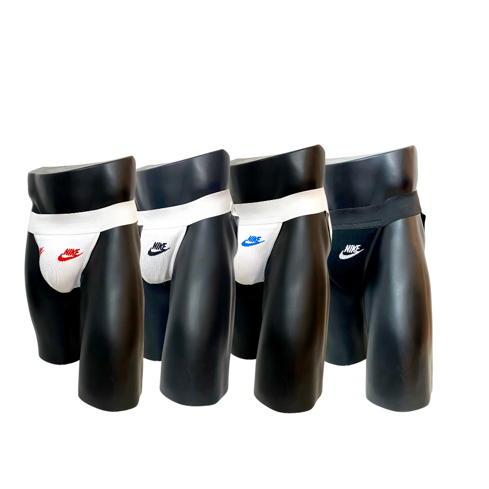 Nike Logo Socks Jockstrap/Thong Pack of 4