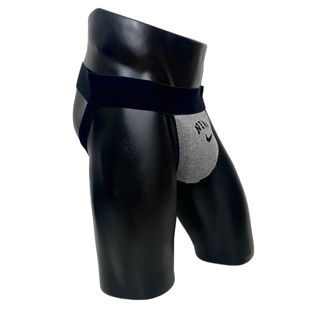 Nike Vintage Gray Socks Jockstrap/Thong