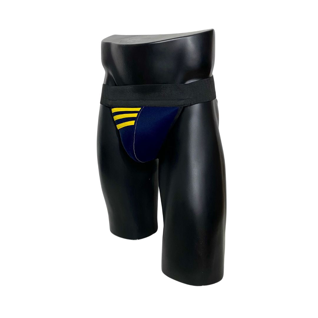 Adidas Originals Dark Blue/Yellow Jockstrap/Thong 3.0