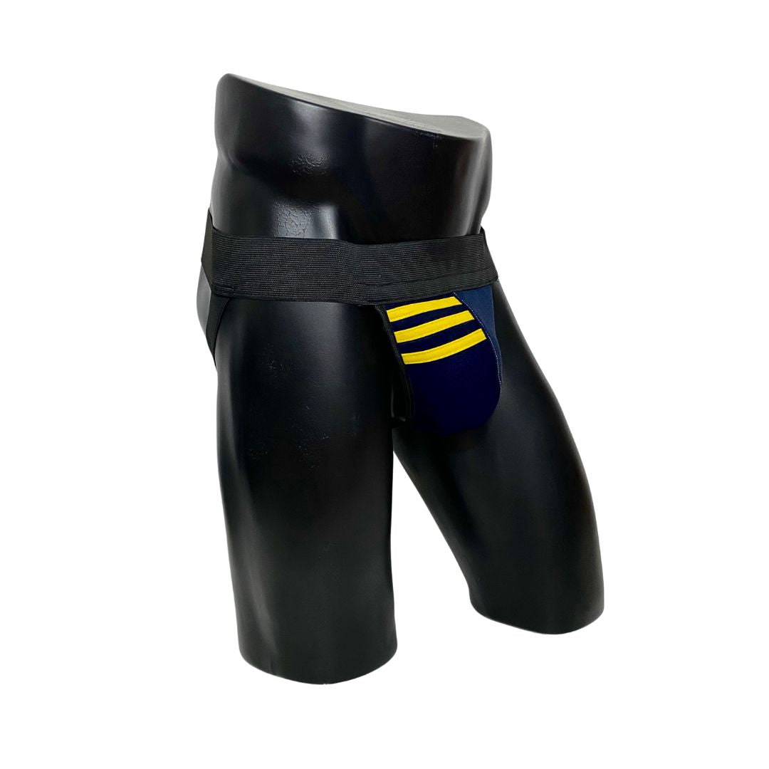 Adidas Originals Dark Blue/Yellow Jockstrap/Thong 3.0