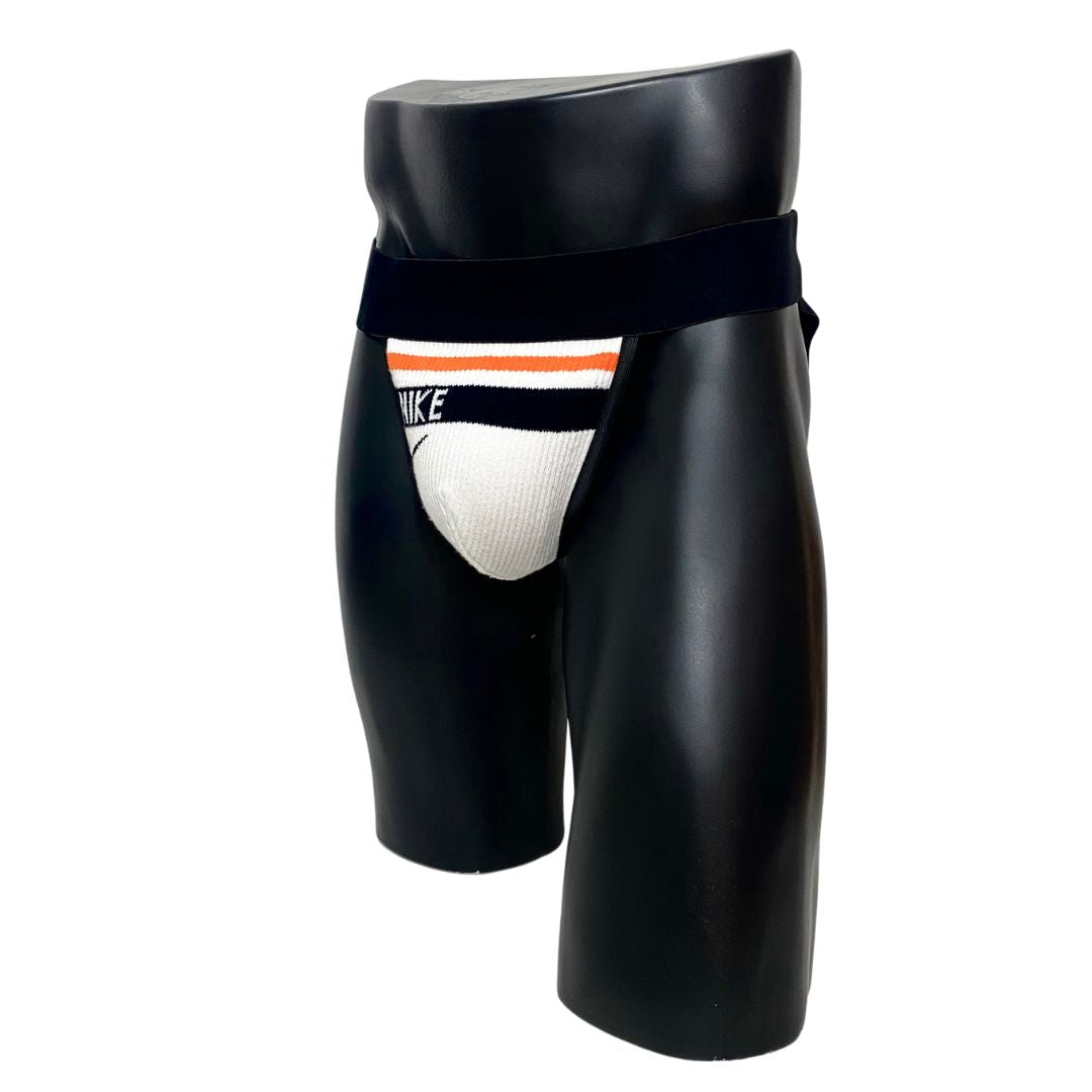 Nike Vintage Orange Black White Socks Jockstrap/Thong