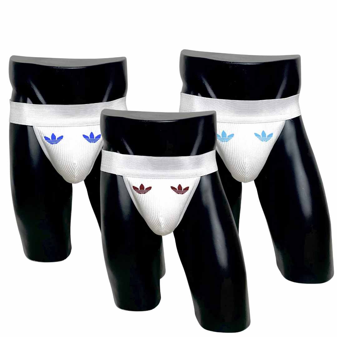 Adidas Originals Multicolor 3.0 Socks Jockstrap/Thong Pack of 3