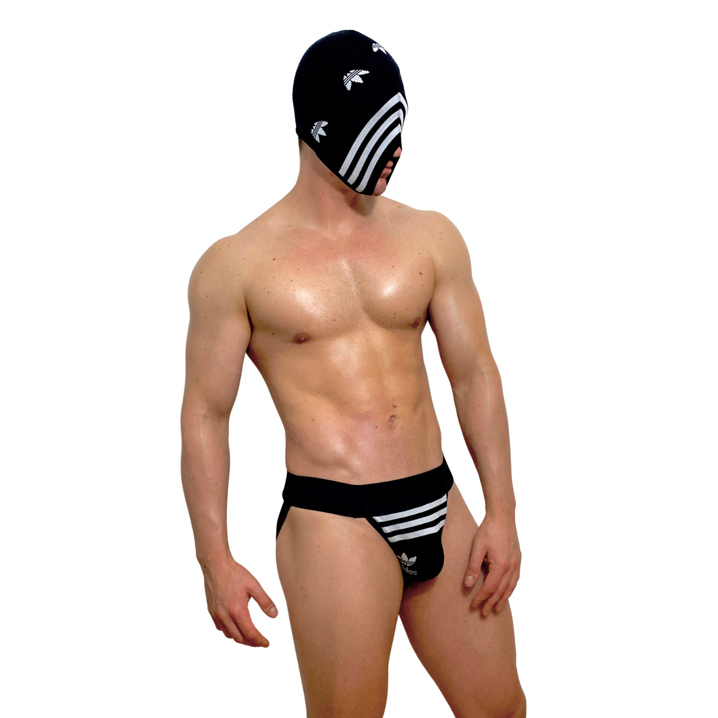 Adidas Originals Black SOCKsucker Balaclava & Sock Jockstrap Set