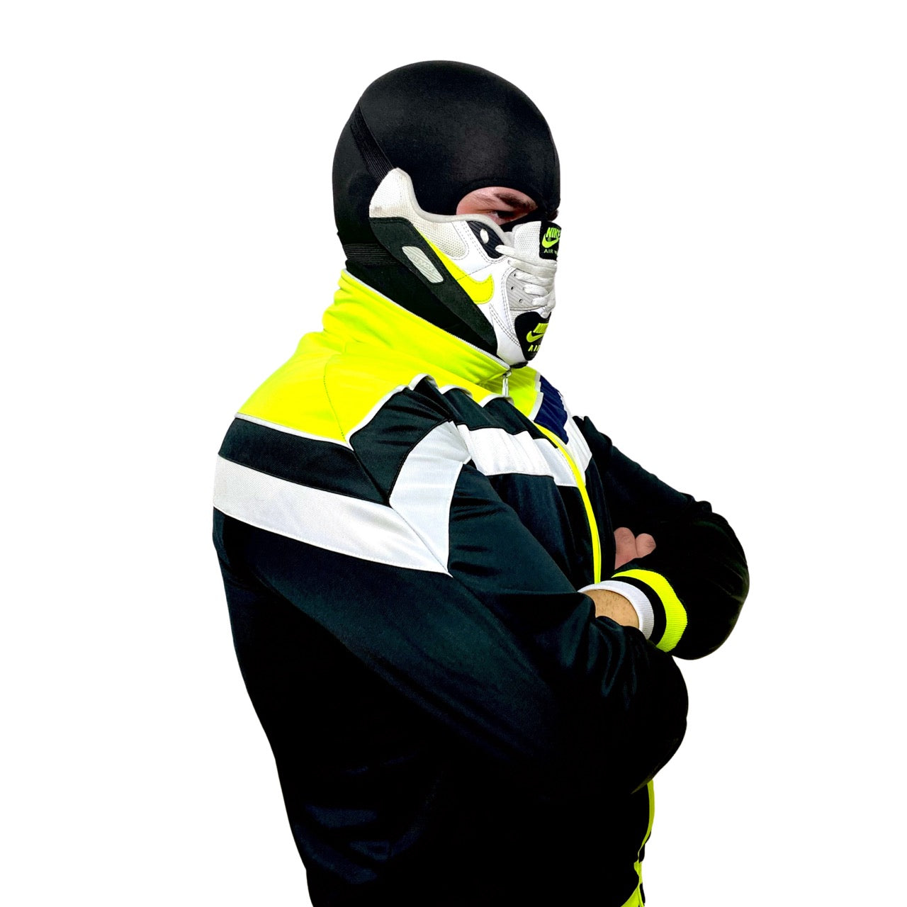 Air Max 90 Grey Volt Mask