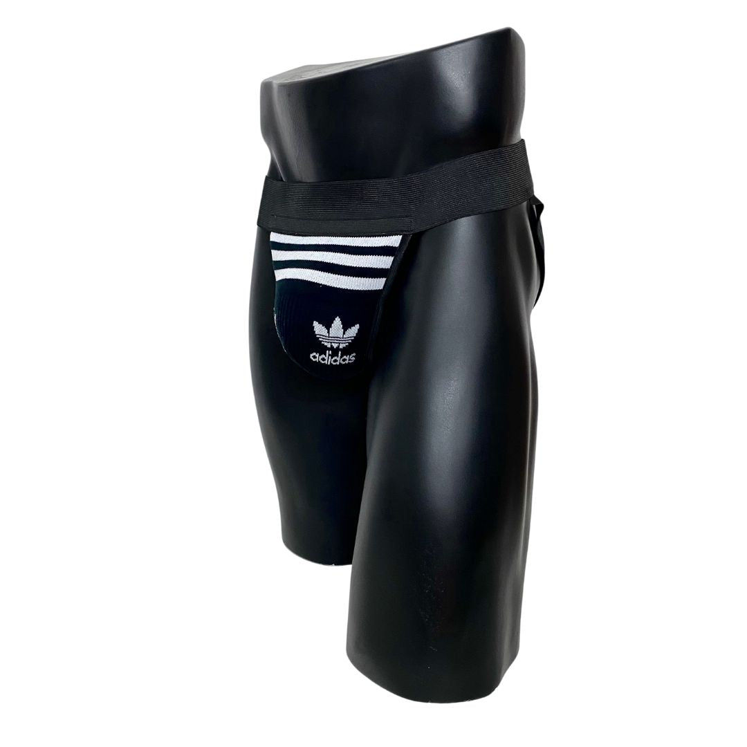 Adidas Originals Black Socks Jockstrap/Thong