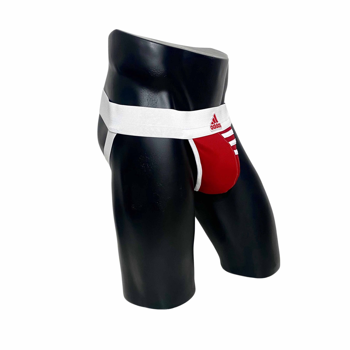 Adidas Sport White/Red Jockstrap/Thong