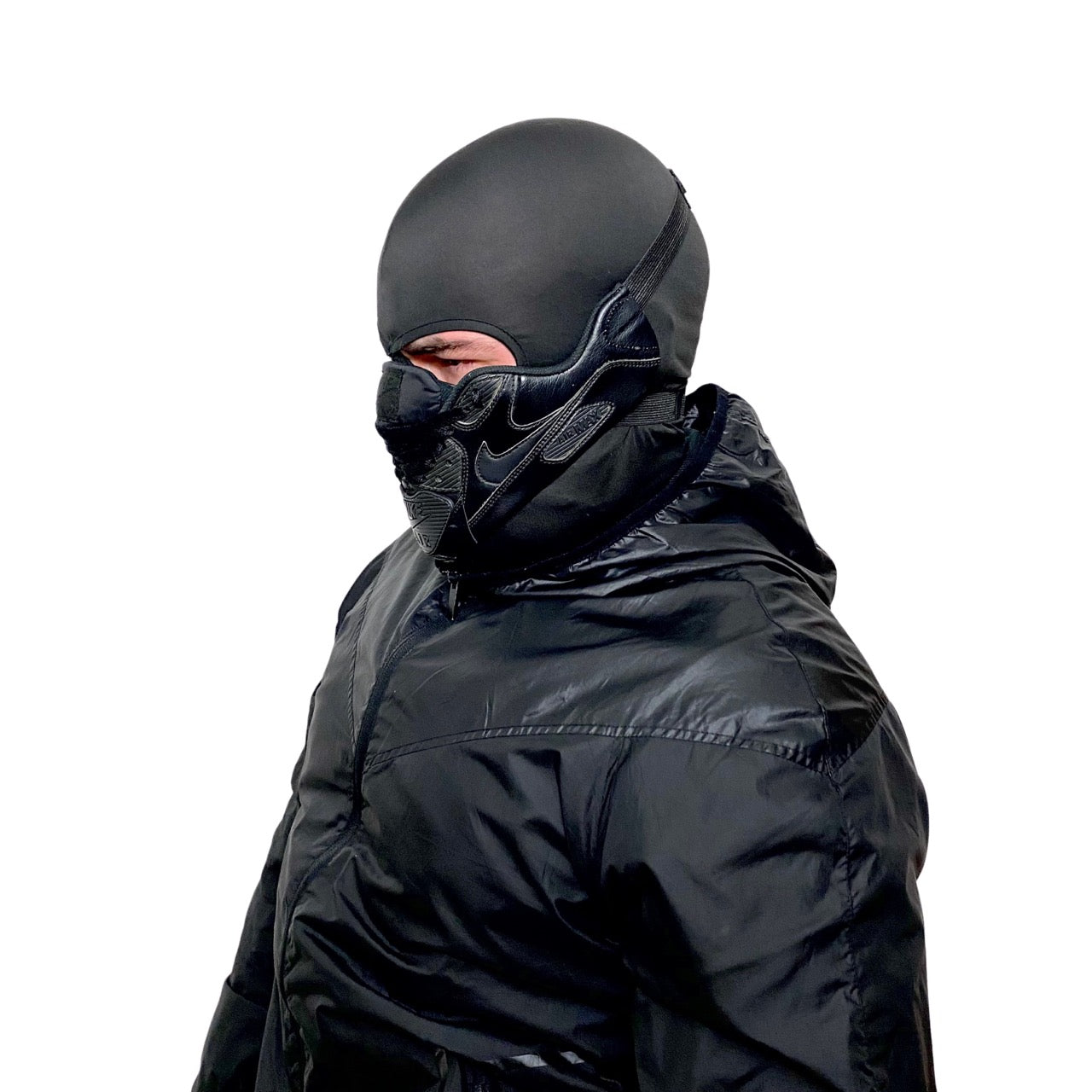 Air Max 90 Black Leather Mask