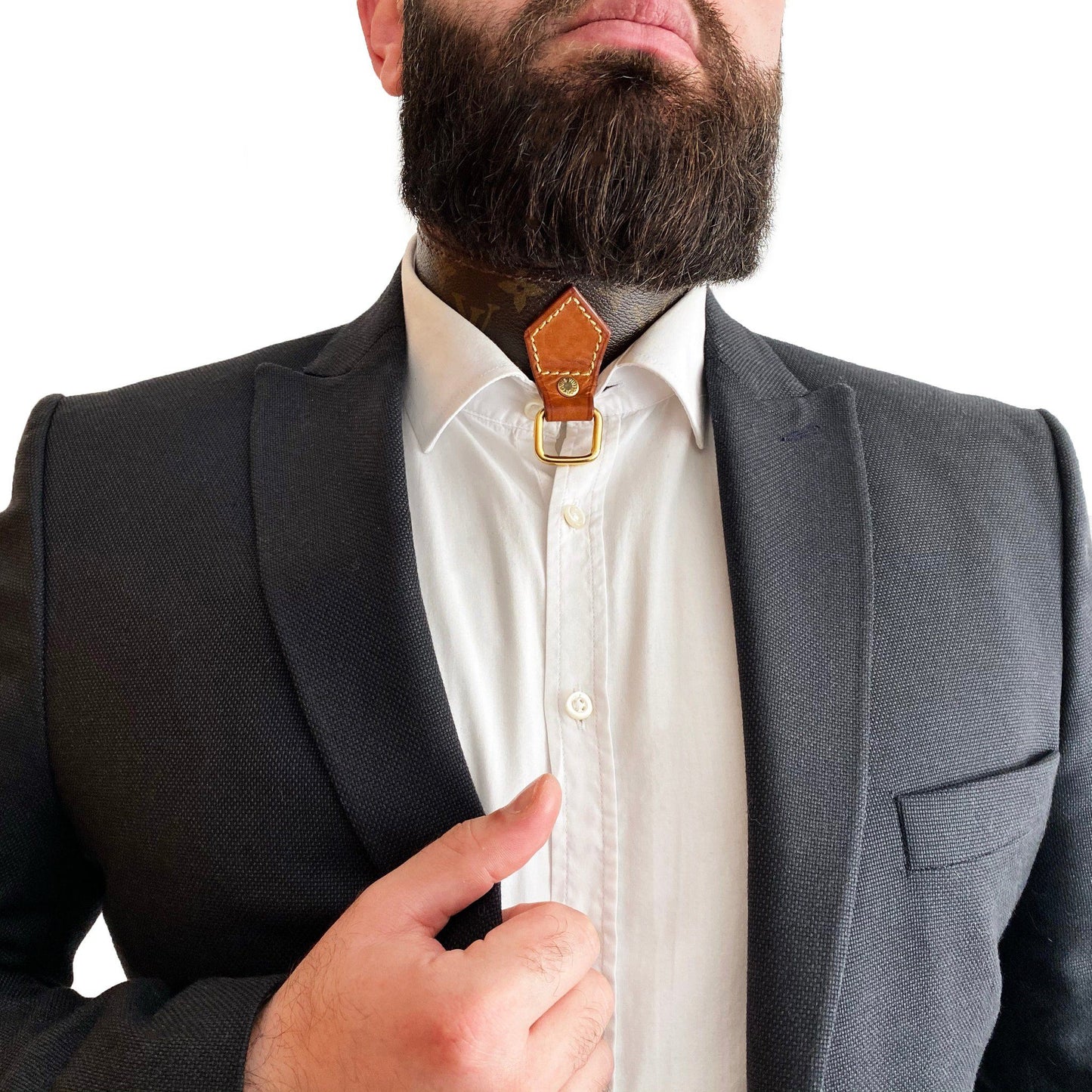 Louis Vuitton Leather Choker 2.0