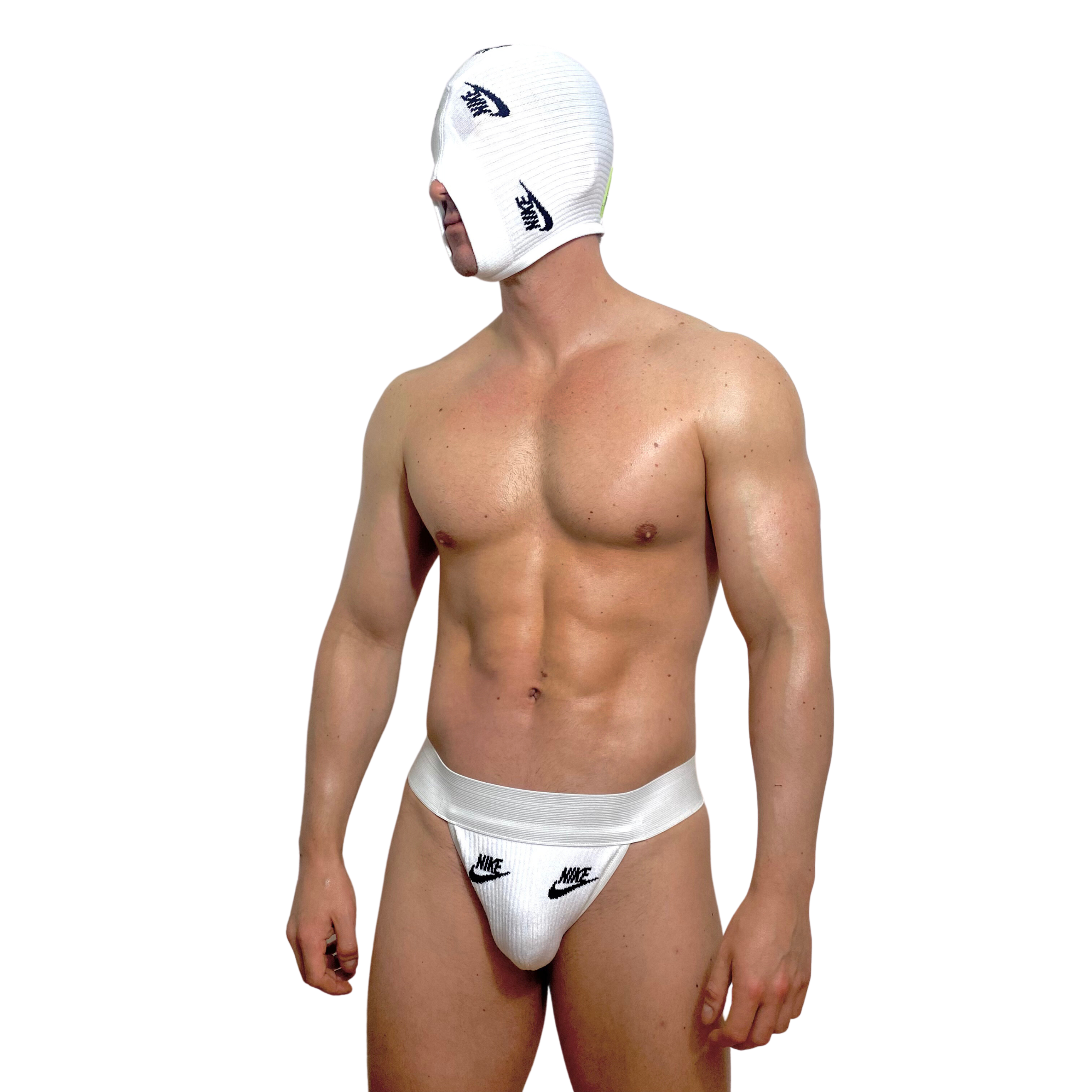 nike white jockstrap