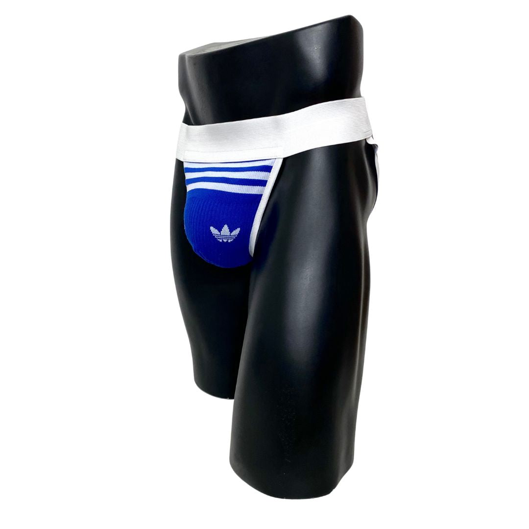 Adidas Originals Blue Socks Jockstrap/Thong