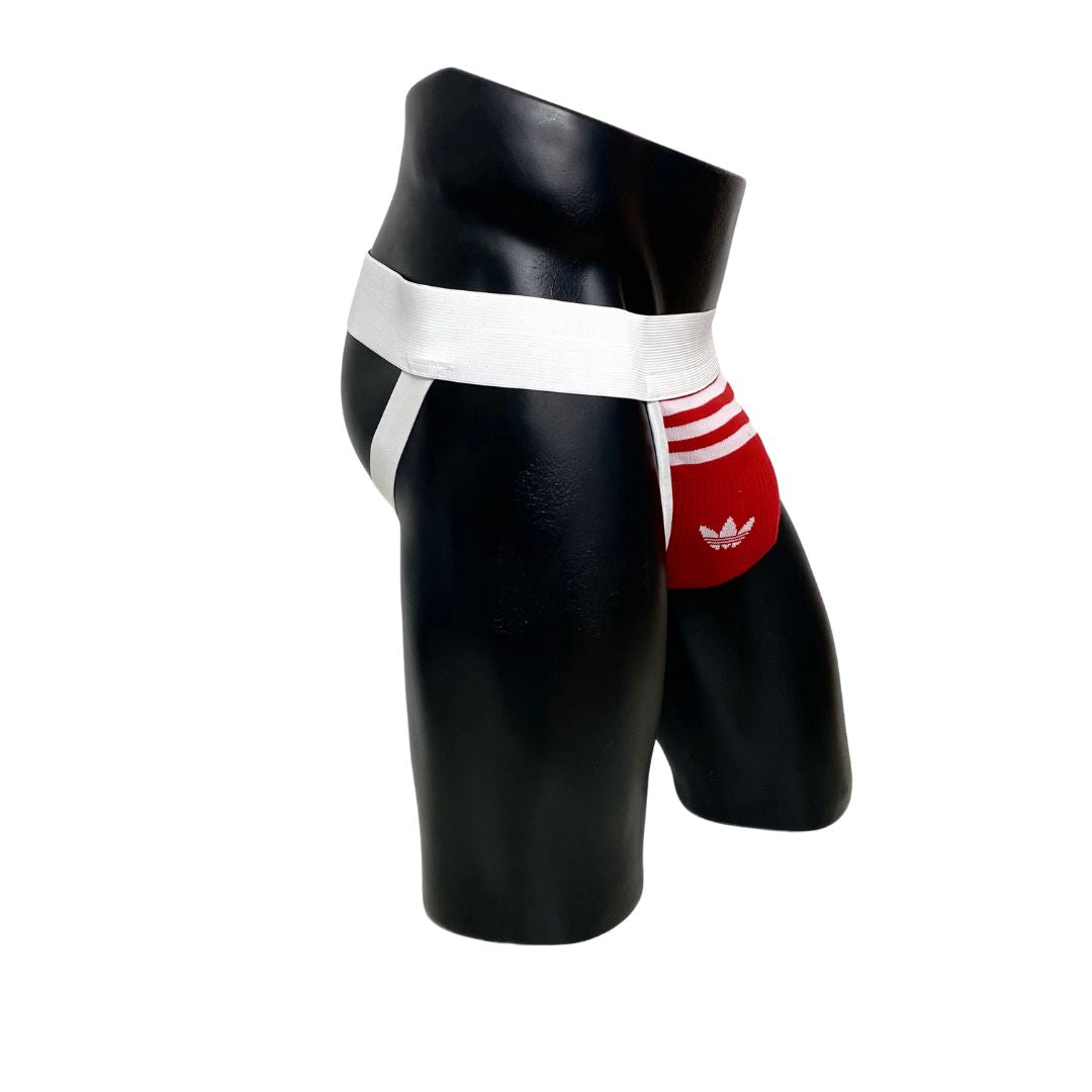 Adidas Originals Red Socks Jockstrap/Thong