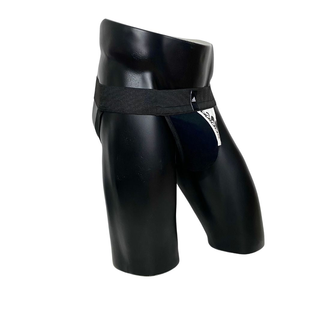 Adidas Black Sport Jockstrap/Thong 2.0