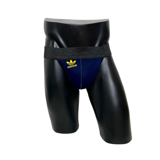 Adidas Originals Dark Blue/Yellow Jockstrap/Thong
