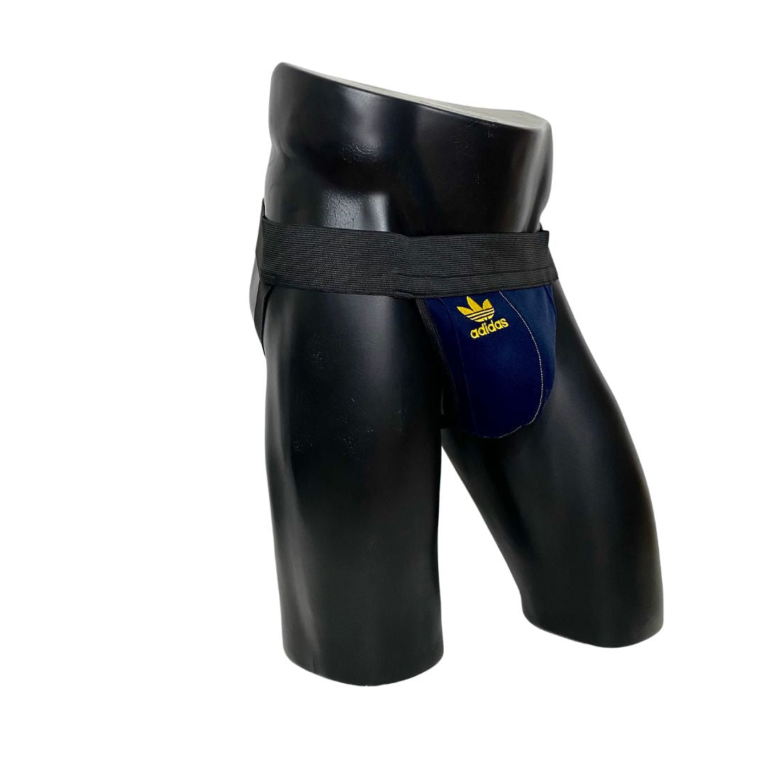 Adidas Originals Dark Blue/Yellow Jockstrap/Thong