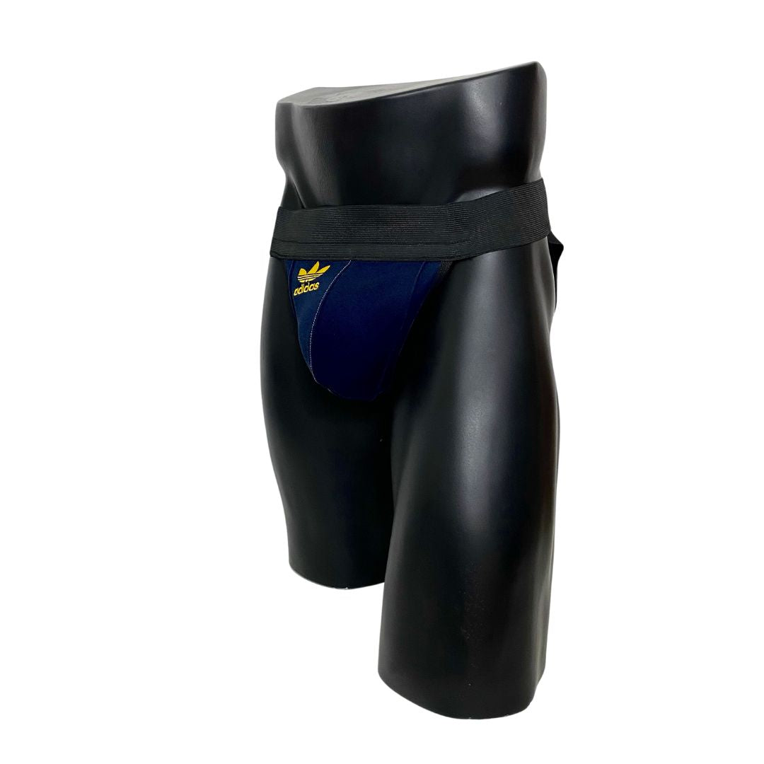 Adidas Originals Dark Blue/Yellow Jockstrap/Thong