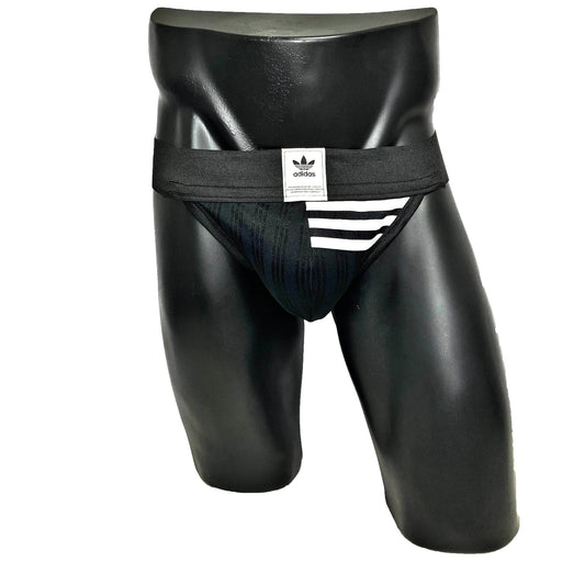 Adidas Black/White Jockstrap/Thong