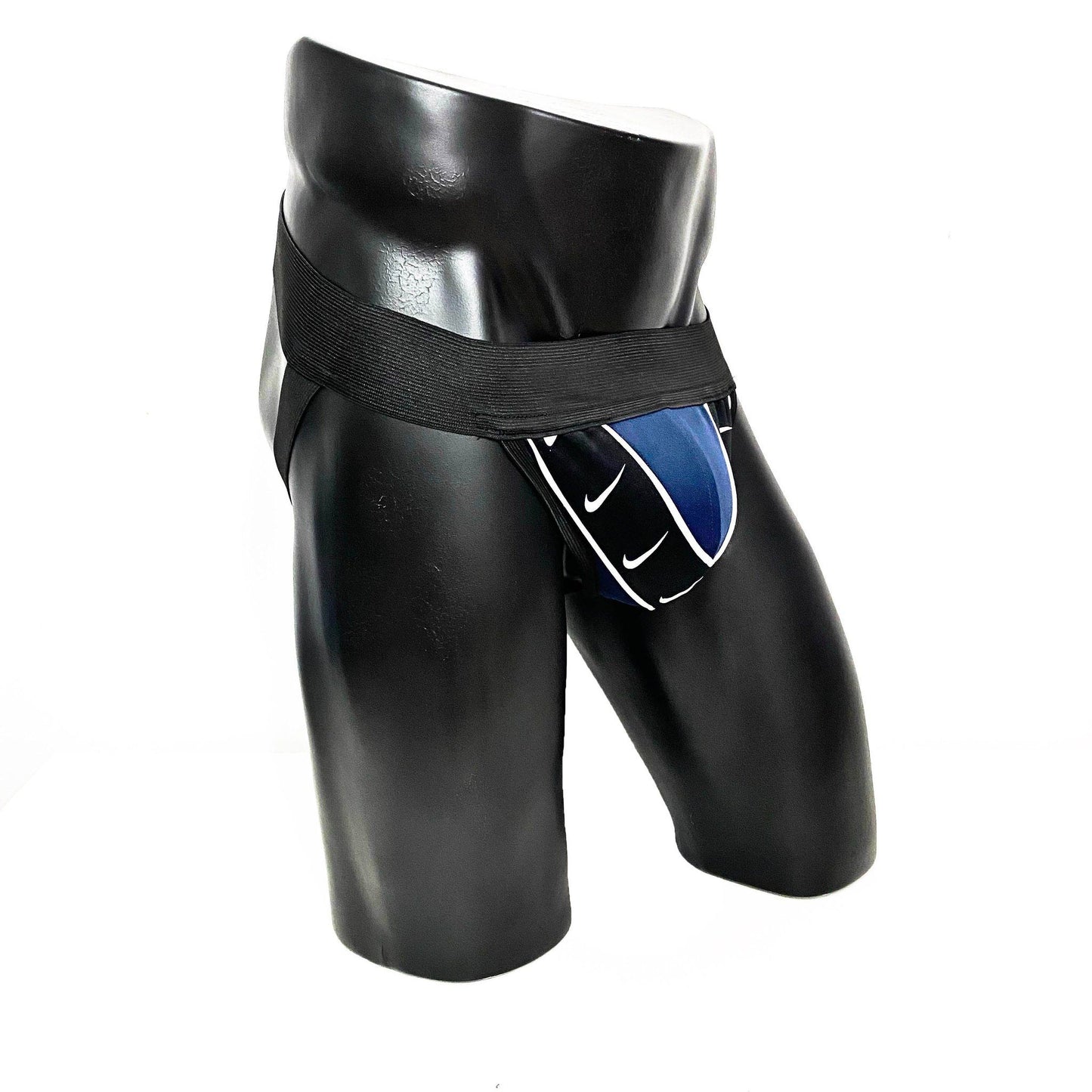 Nike Blue Swoosh Jockstrap/Thong