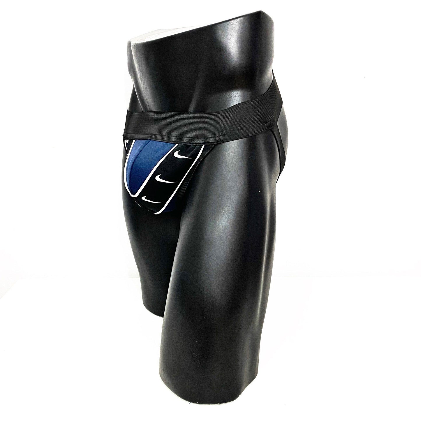 Nike Blue Swoosh Jockstrap/Thong