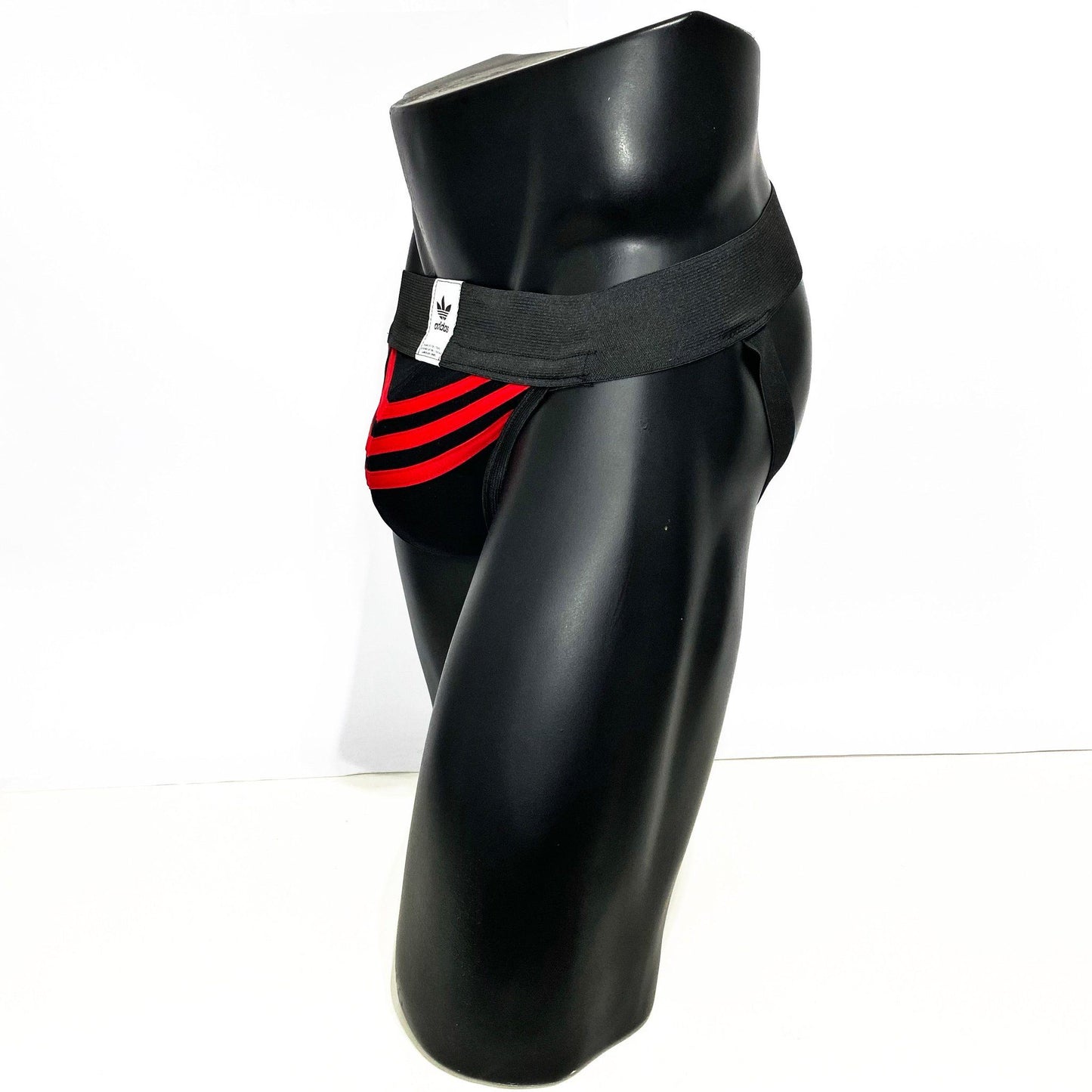 Adidas Black/Red Jockstrap/Thong