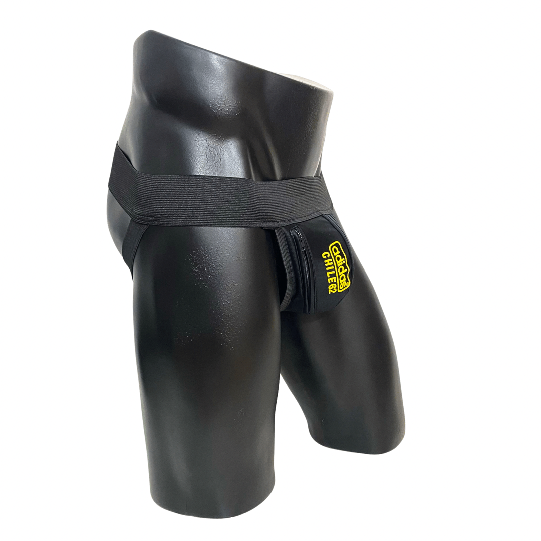 Adidas Chile 62 Black - Yellow Pocket Jockstrap/Thong 2.0