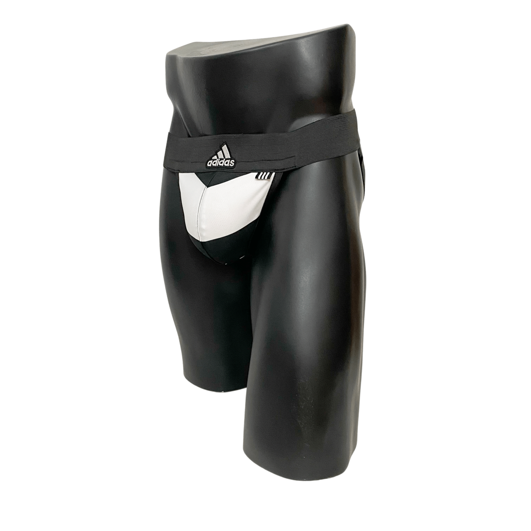 Adidas Black/White Sport Jockstrap/Thong