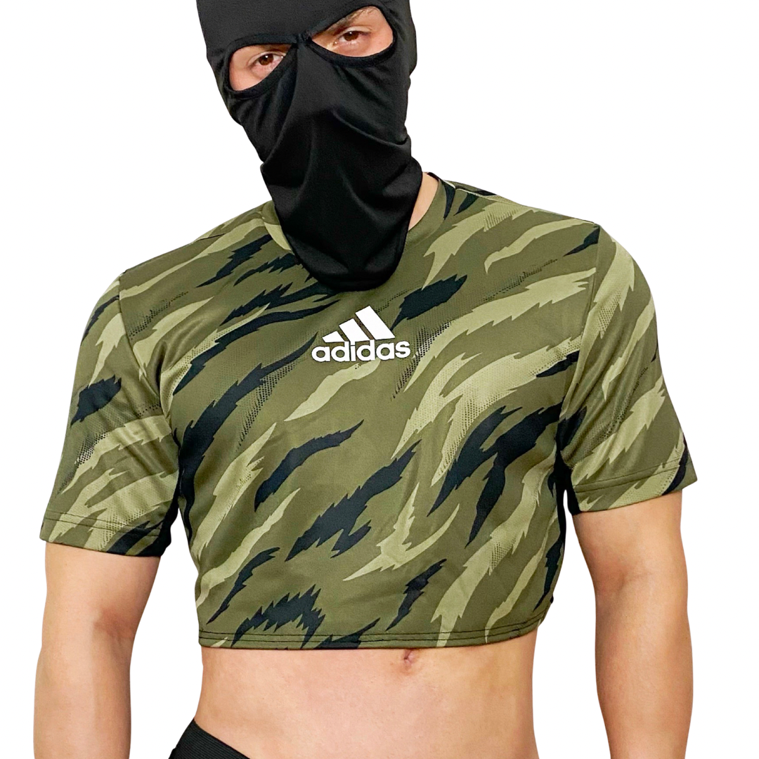 Adidas Military Crop Top