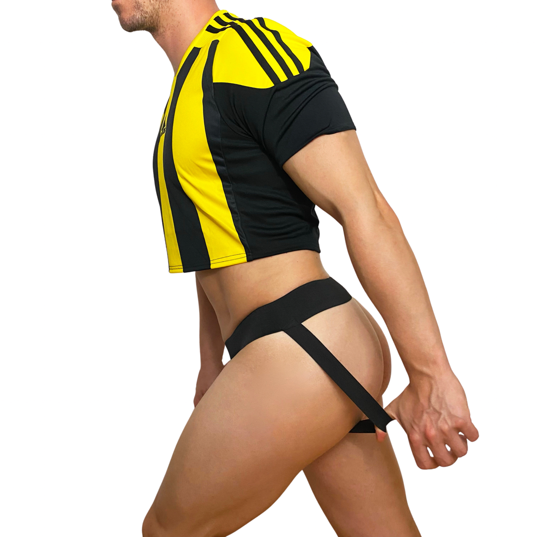 Adidas Sport Black/Yellow Look