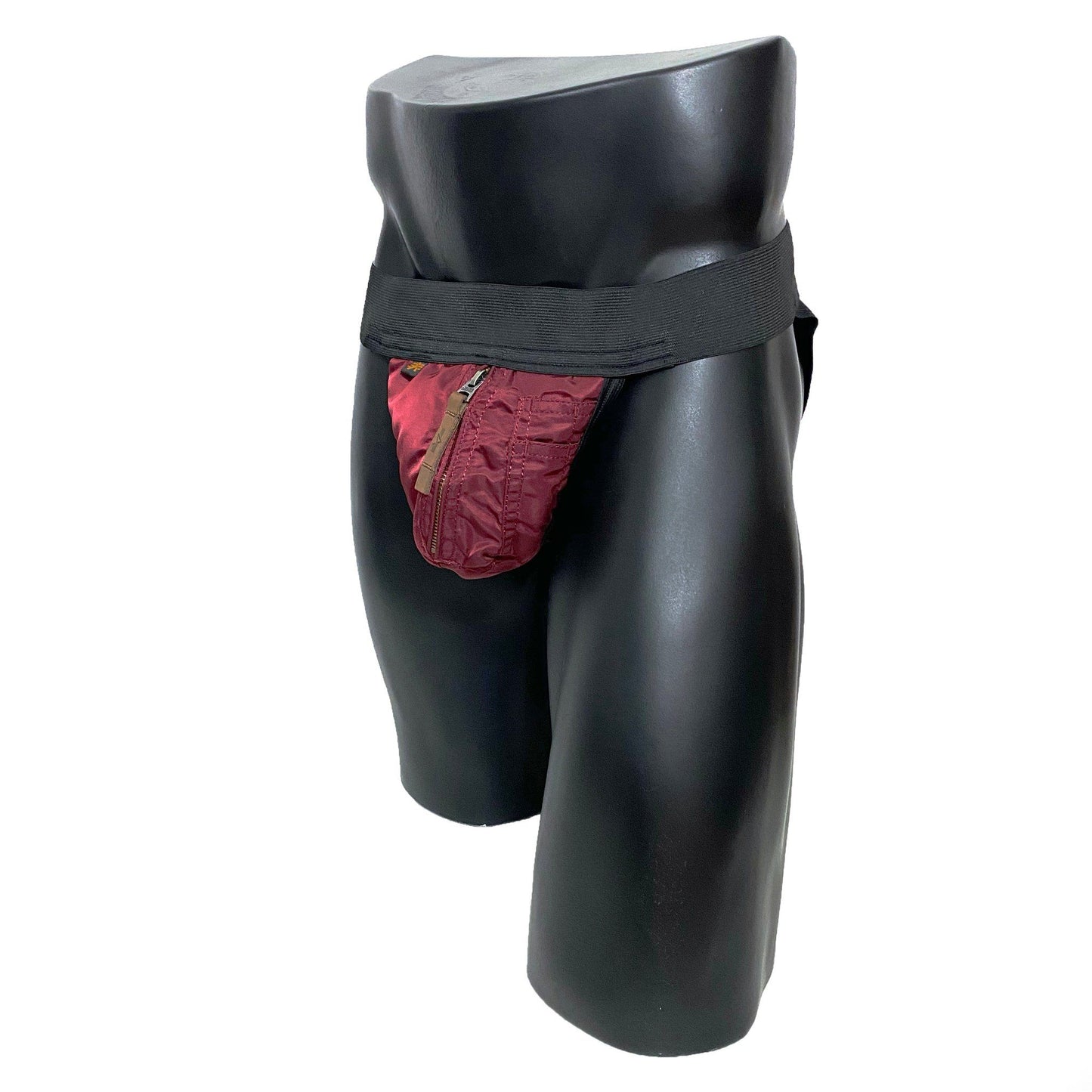 Alpha Industries Burgundy Pocket Jockstrap/Thong 5.0