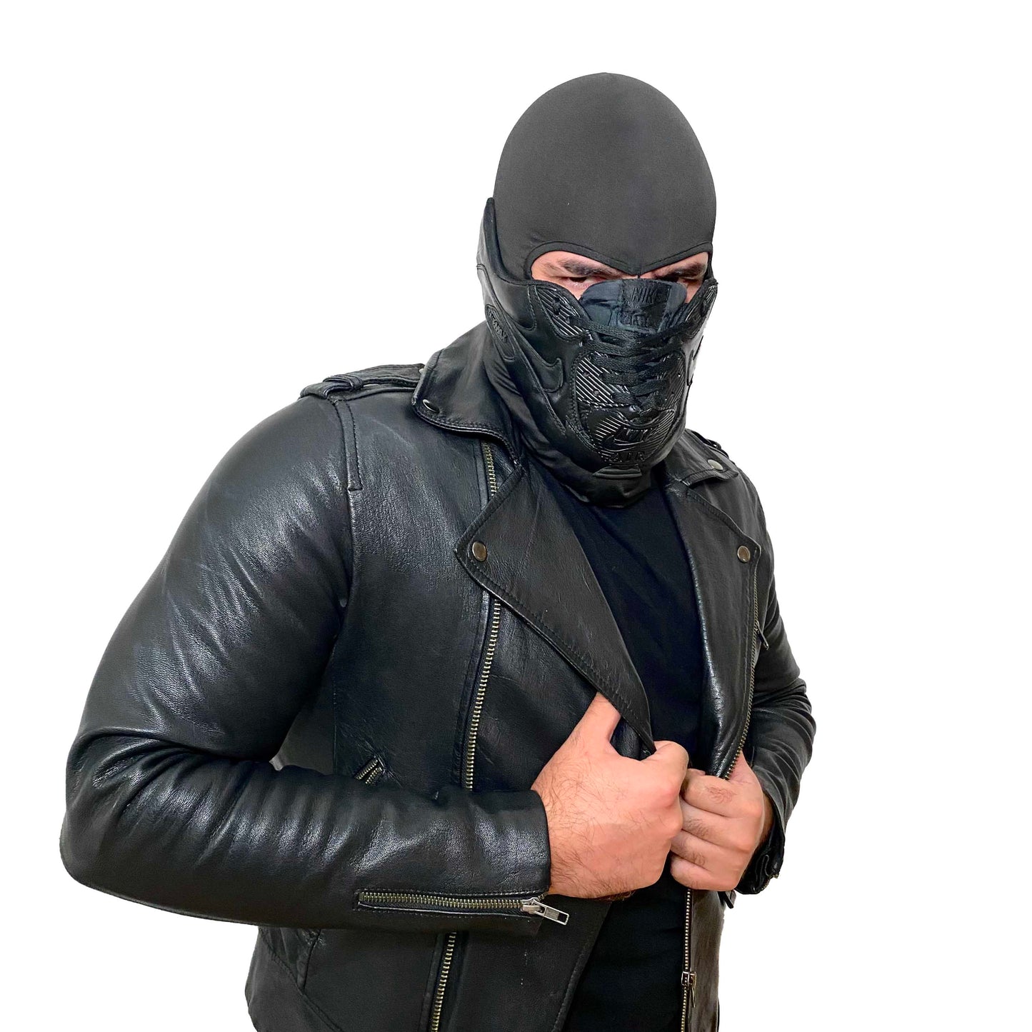 Air Max 90 Black Leather Mask